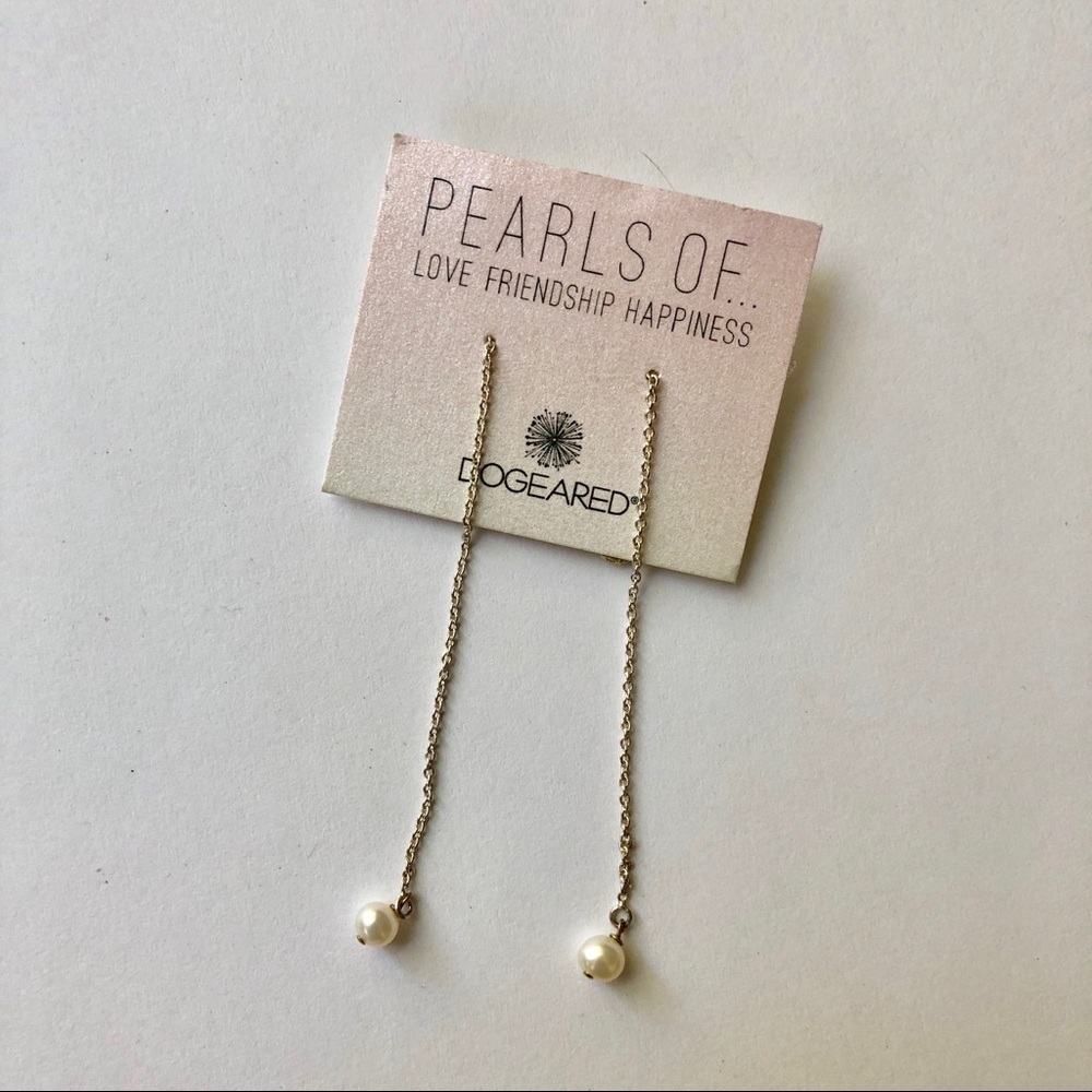 Dog eared Pearl Drop Threaders